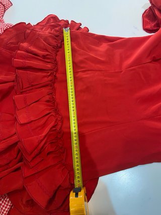 420 Traje de Flamenca Rojo 38/40