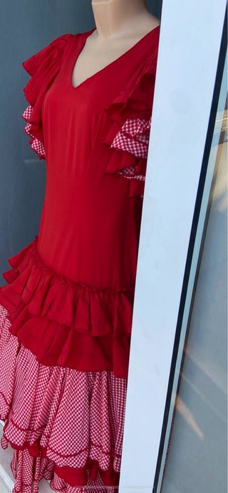 420 Traje de Flamenca Rojo 38/40