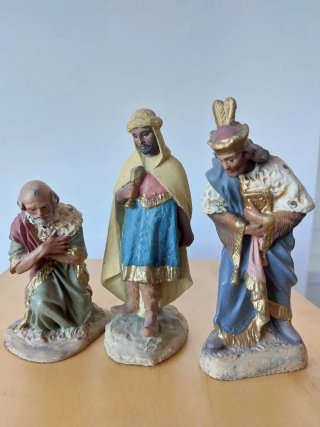 Figuras Reyes Magos Olot Serie 15