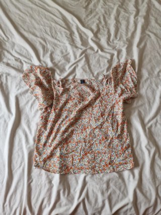 Camisa de verano floral multicolor
