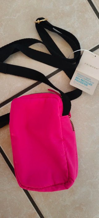 Tracolla porta cellulare Primark fucsia