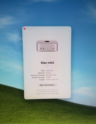 Mac mini M4 Plata