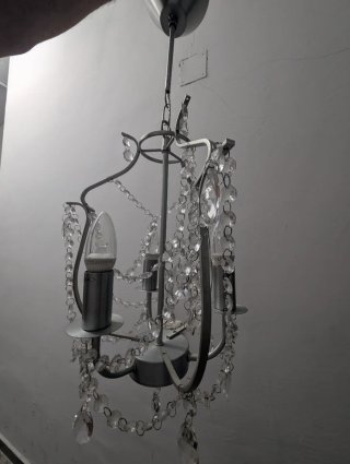 Lámpara de techo Ikea estilo araña