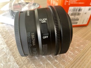 Objetivo Sony 24mm f2.8 G -NUEVO-