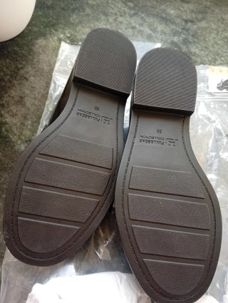 Mocasines Pull&Bear negros talla 35