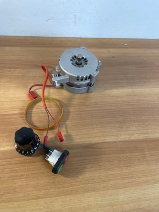 Motore affettatrice con cinghia e accessori