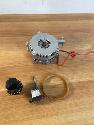 Motore affettatrice con cinghia e accessori
