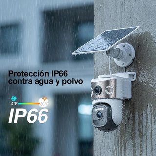 Cámara Vigilancia 2K WiFi Exterior Solar