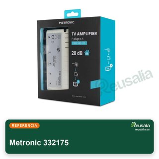 Metronic 332175 amplificador antena TV interior