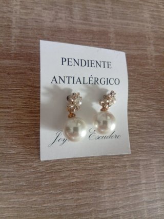 Pendientes Joy Escudero Perla y Flor