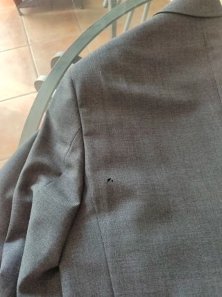 Traje de Chaqueta Zara Gris