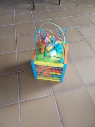 Cubo de Actividades Infantil de Madera