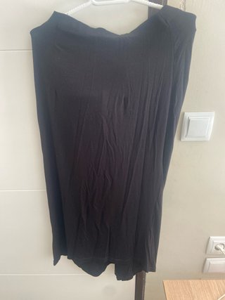 Falda Mango negra elástica Talla XS
