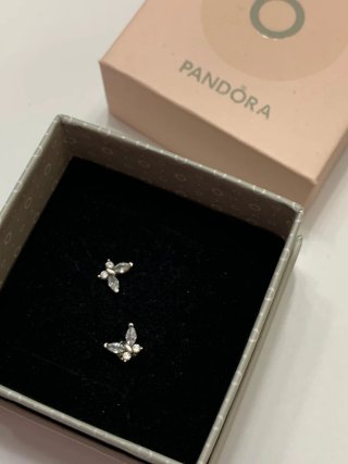 Pendientes Mariposa Pandora Plata
