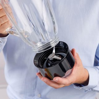 BATIDORA DE VASO POTENTE 800W JARRA CRISTAL 1.5L.