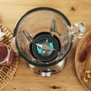 BATIDORA DE VASO POTENTE 800W JARRA CRISTAL 1.5L.