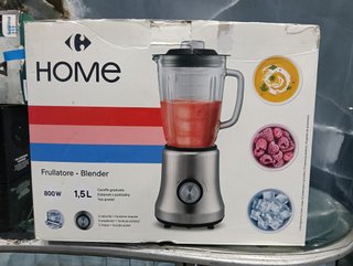 BATIDORA DE VASO POTENTE 800W JARRA CRISTAL 1.5L.