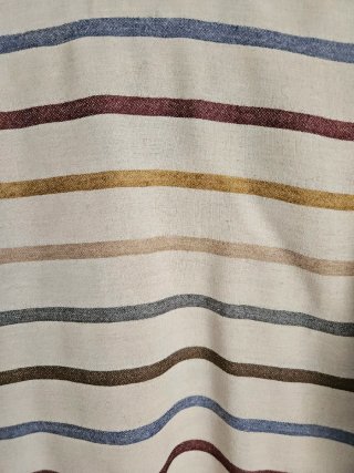 Camiseta rayas boho mujer manga larga Zara