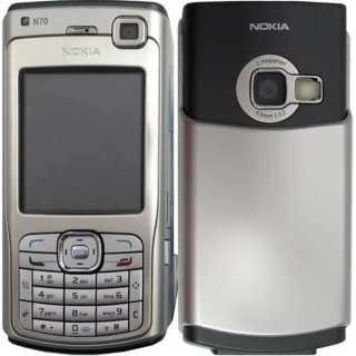 Nokia N70 con cargador
