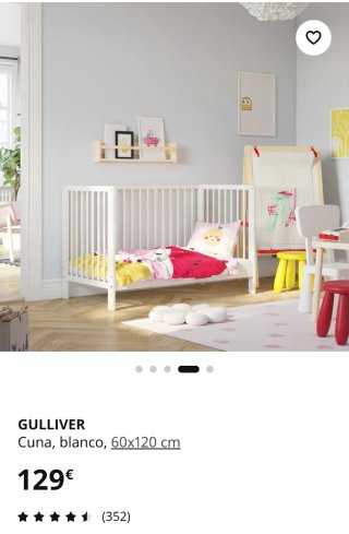 Cuna IKEA Gulliver Blanca