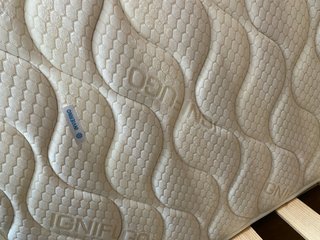 Cama nido doble Banak blanca con 2 colchones