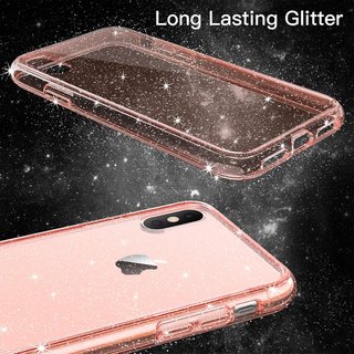 Funda con purpurina JETech para iPhone XS Max