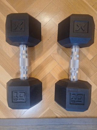 Mancuernas 10 kg (par)