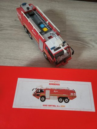 Camión Bomberos Colección Rojo
