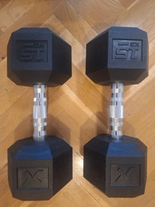 Mancuernas 15 kg (par)