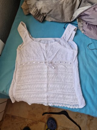 Camisa de verano blanca