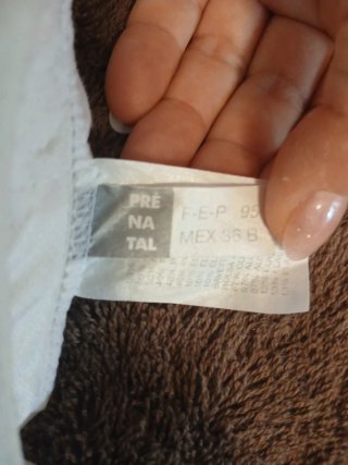 Faja prenatal blanca