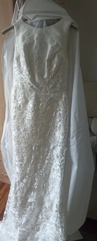 Vestido de novia con encaje