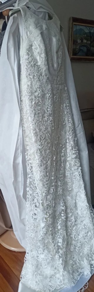 Vestido de novia con encaje