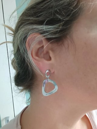 Pendientes Miss Sixty mujer plata
