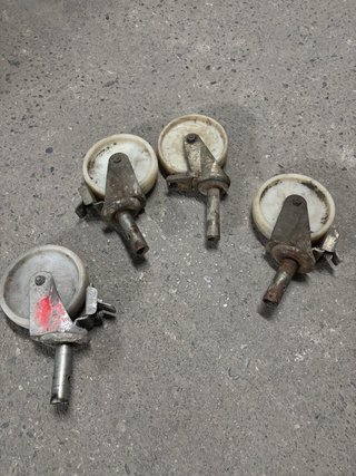 Set de 4 Ruedas para Andamio amarillo