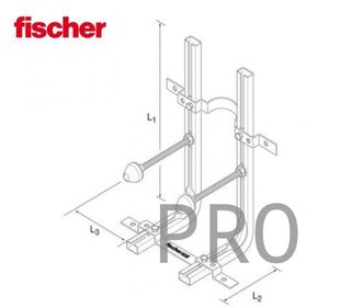 Soporte de fijación de inodoro - Fischer