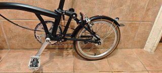 Bicicleta Brompton Negra