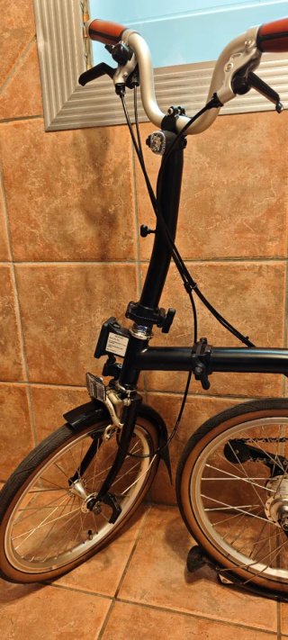 Bicicleta Brompton Negra