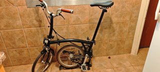 Bicicleta Brompton Negra