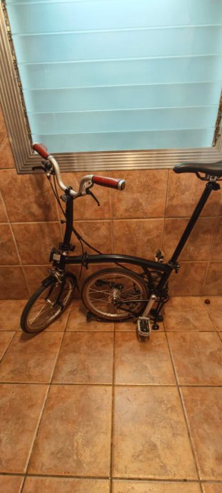 Bicicleta Brompton Negra