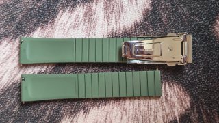 Correa Seiko Caucho Verde 20mm