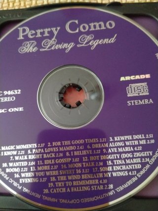 2 CDs PERRY COMO - The Living Legend