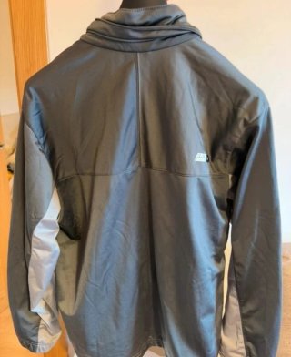 Chaqueta Nike Vintage Gris y Plateada