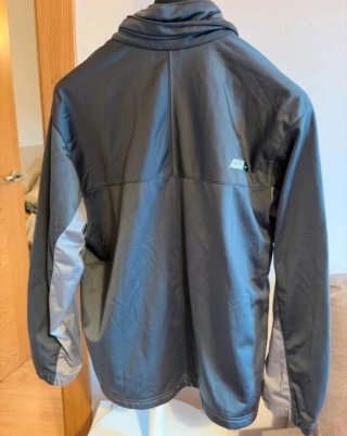 Chaqueta Nike Vintage Gris y Plateada