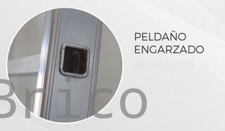 Escalera Aluminio 3x13 - 3,5+3,5+3,5 M - 66x25mm