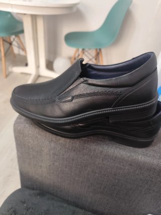 Zapatos Pitillos Piel Negro Talla 41