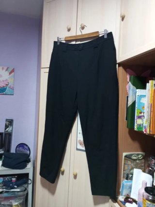 Pantalón negro de vestir / tobillero Lefties T.XL