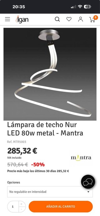 Lámparas Nur