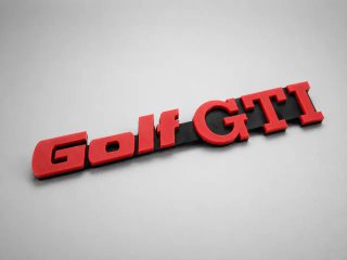 Emblema Golf GTI
