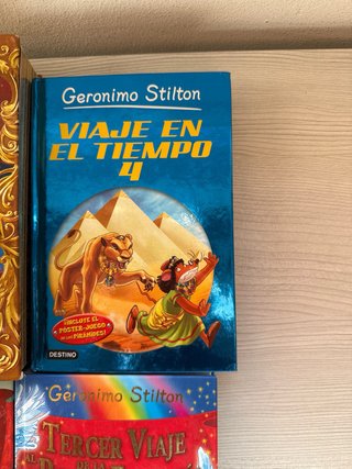 Coleccion 4 libros Geronimo Stilton